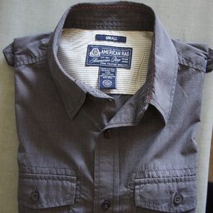 America Rag Dark Gray Long Sleeve Shirt